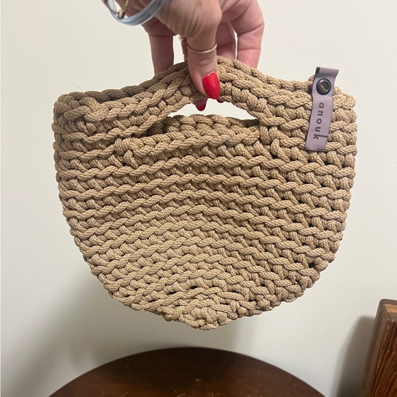 Handbags - Tan Woven Women's Bag